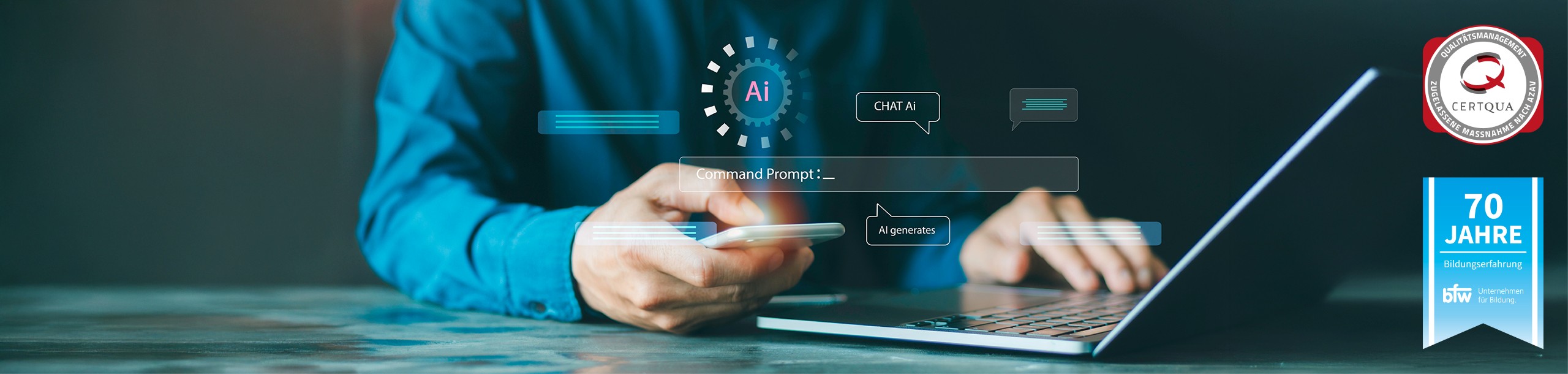 KI Weiterbildungen beim bfw