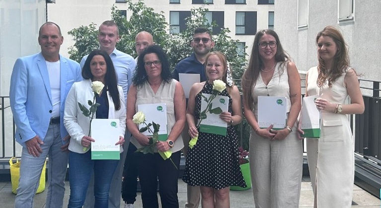 Abschluss Einrichtungsleitung maxQ Regensburg