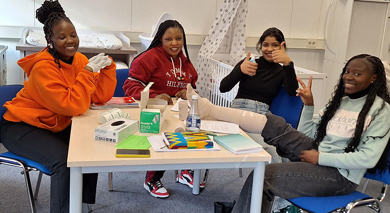 Premiere des Lernzirkels an der maxQ. Pflegeschule Stuttgart