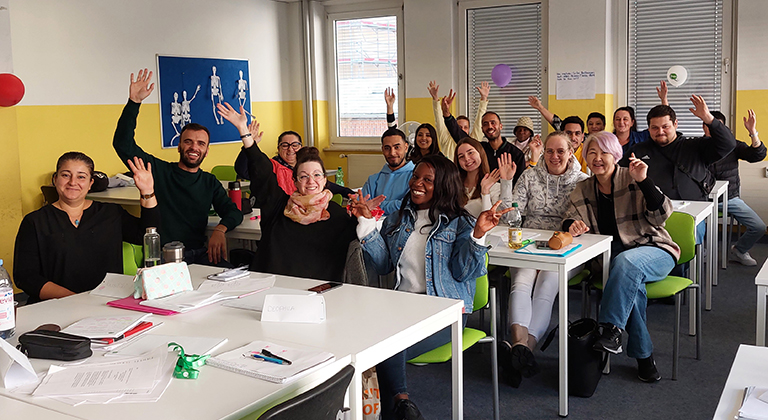 Viel los an der maxQ. Pflegeschule in Stuttgart! 